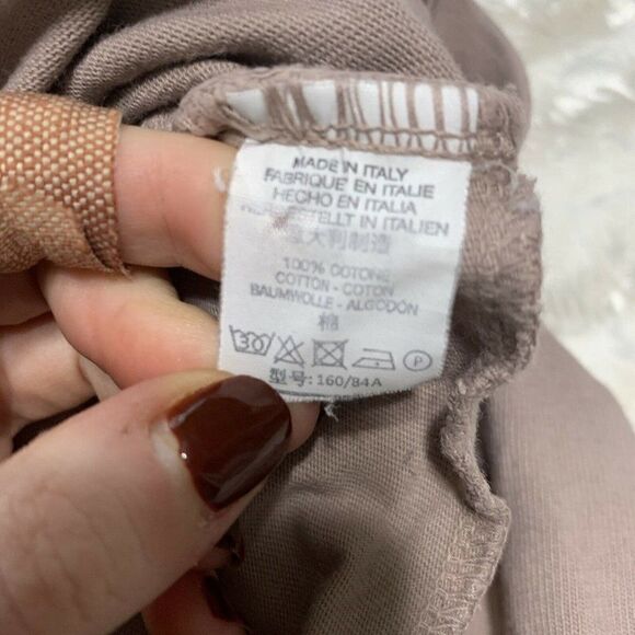 john galt womens solid mauve purple High Waist shorts xs small Italy - Picture 4 of 5